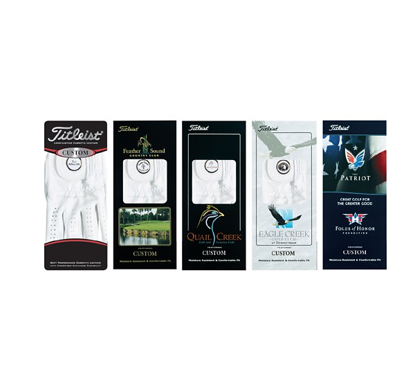 Package Options for Titleist Custom Golf Gloves