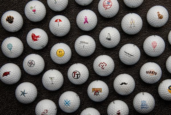 Customized Titleist Golf Balls with Logos