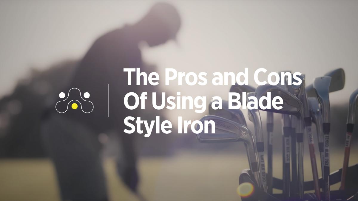 What is a blade iron in golf?