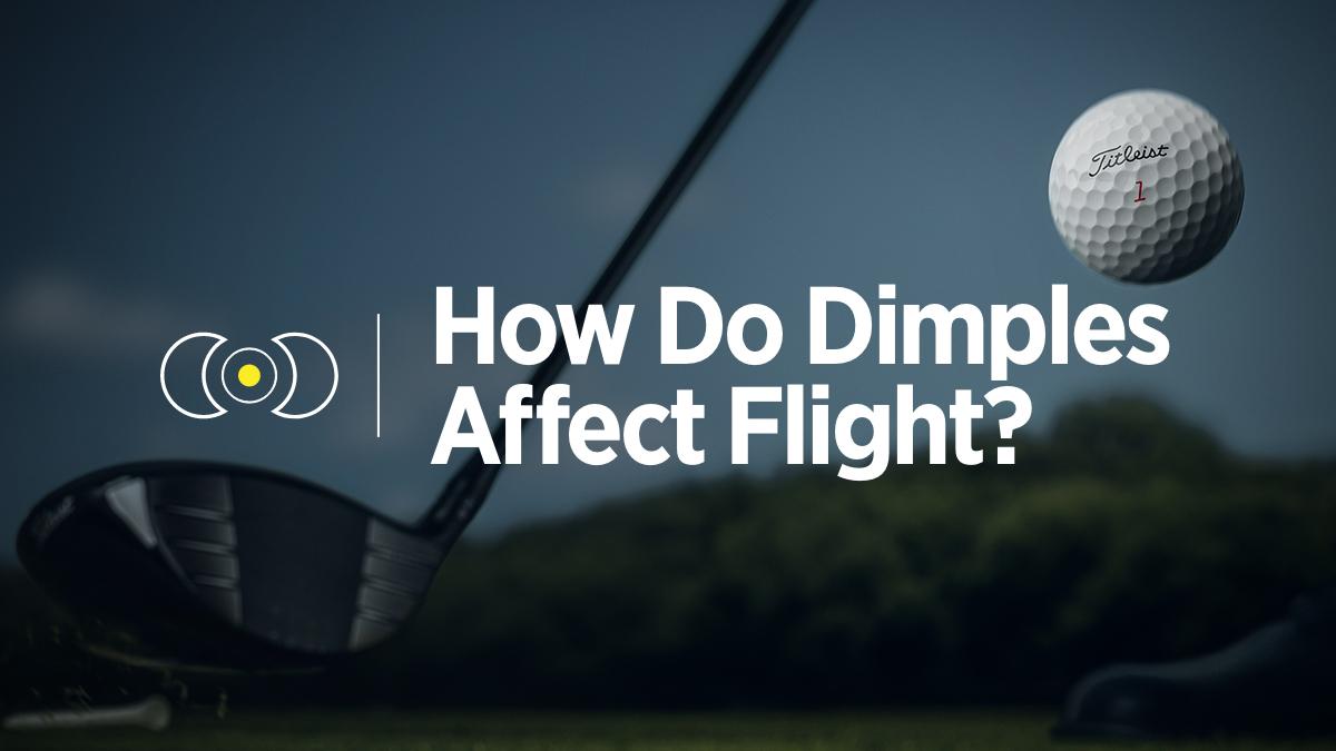 What are golf ball dimples and what do they do?