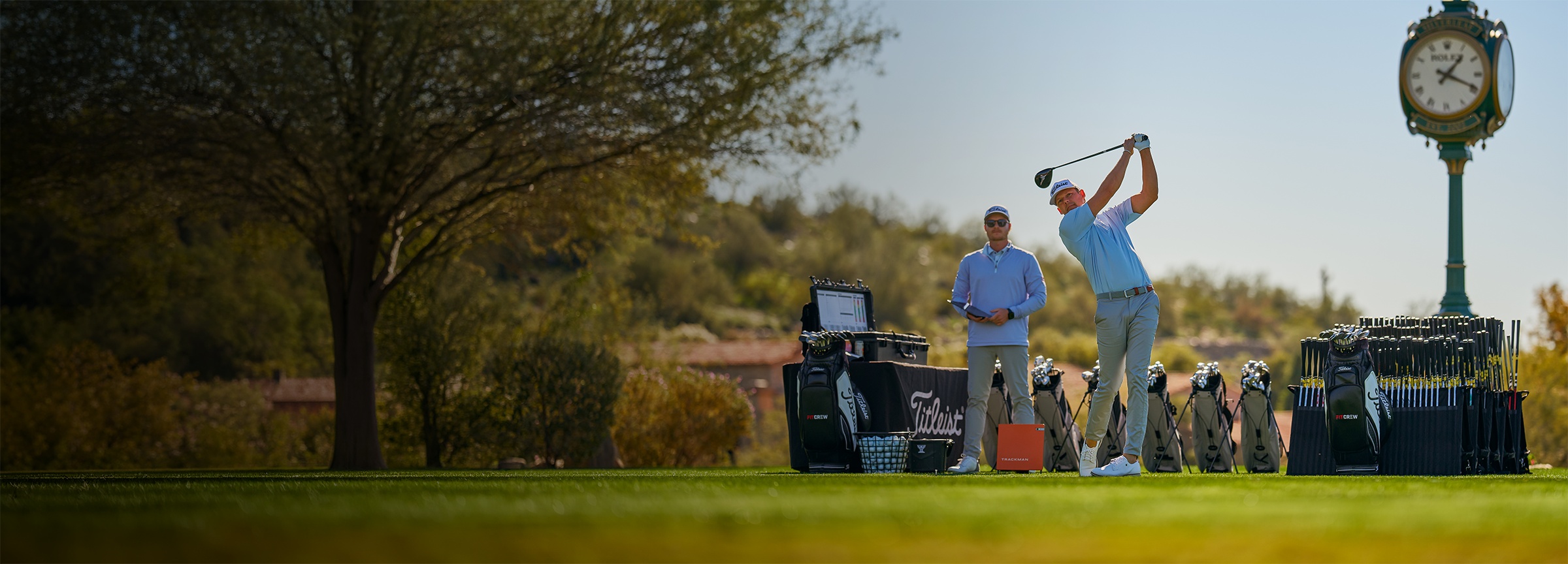 Golfer getting Fitted