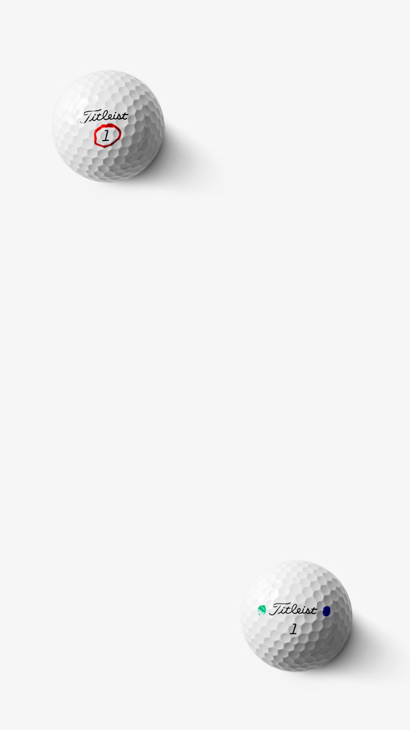 How do you mark your Titleist photo