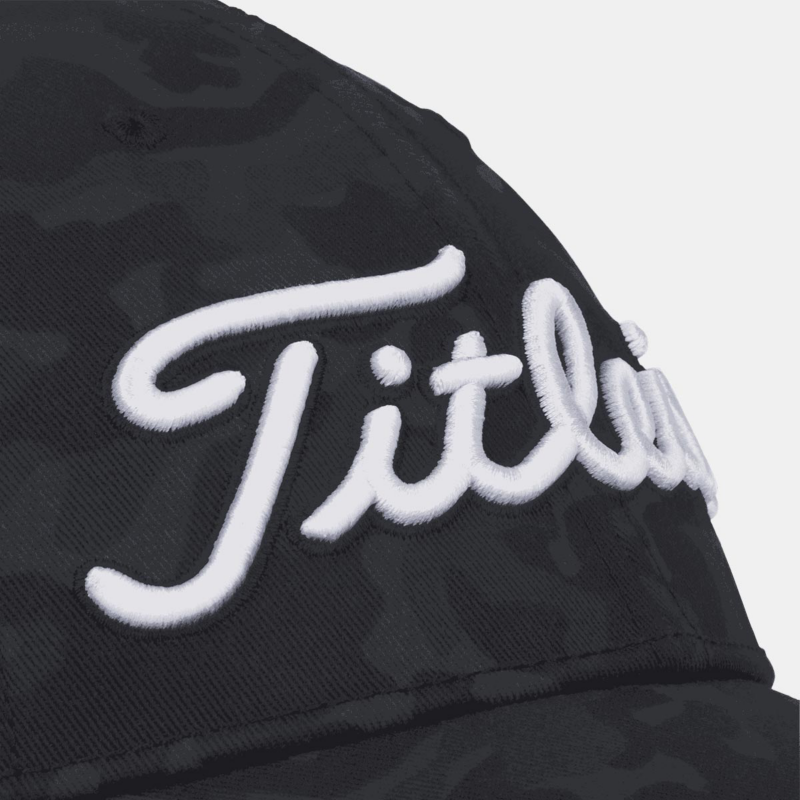 Black Camo Tour Cotton Standard Curve Titleist Golf Hat