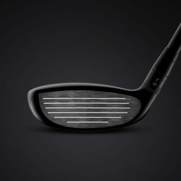 TS Hybrid club face close up emphasizing the benefits of the thinner face