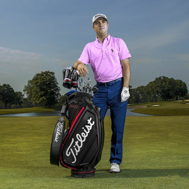 Justin Thomas plays a Titleist Tour Bag