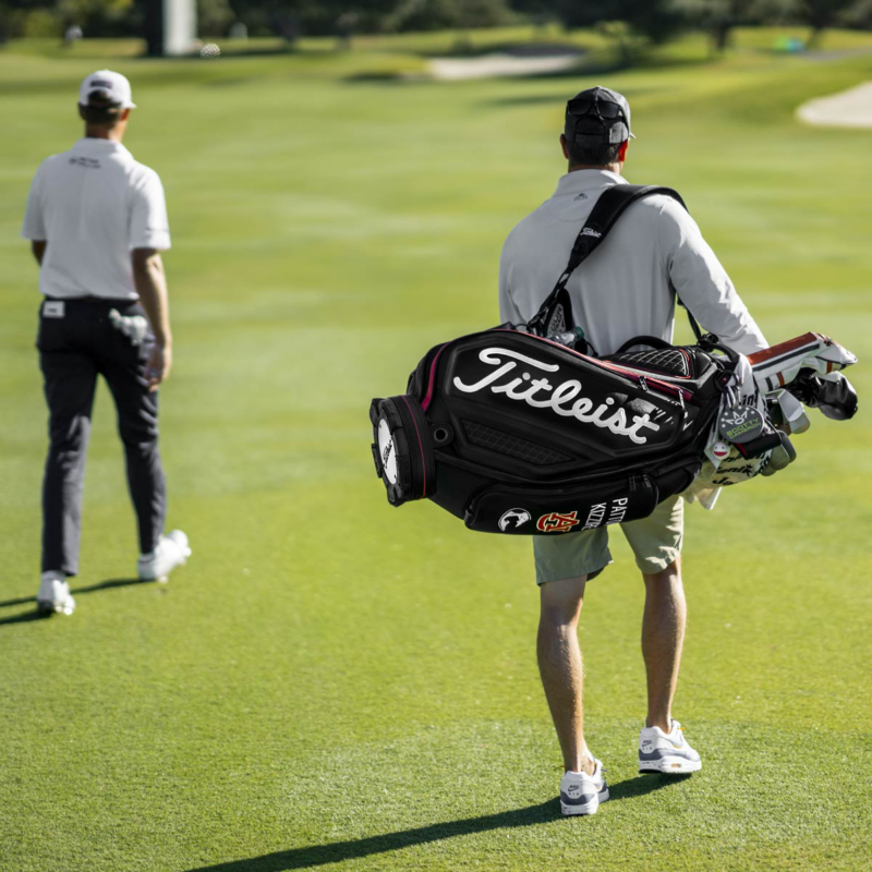 Patton Kizzire plays a Titleist Tour Bag