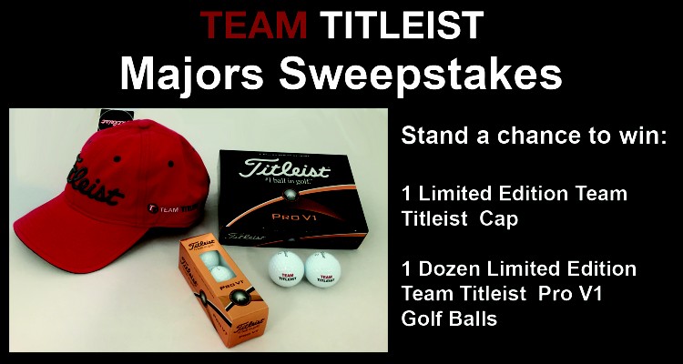 Team Titleist Majors Sweepstakes