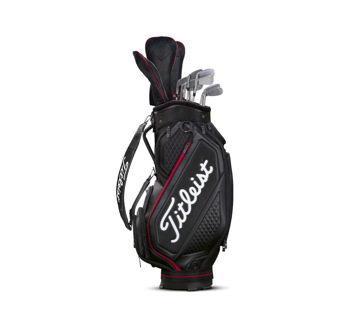 Titleist Tour Series Midsize Golf Cart Bag - Black/White Titleist Tour Series Midsize Golf Cart Bag - Black/White