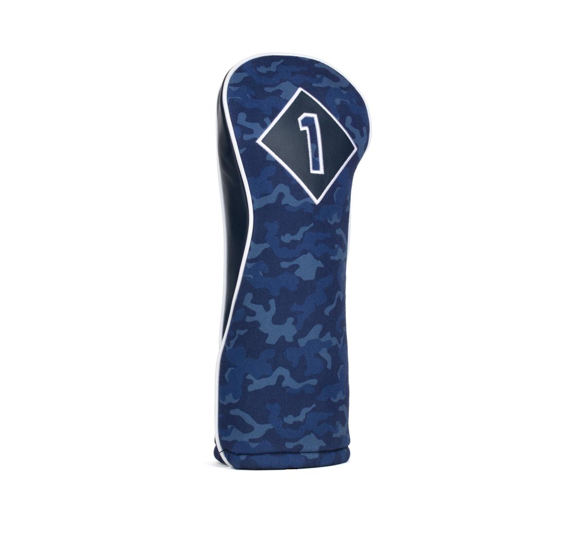 Titleist Navy Camo Leather & Cotton Twill Headcover