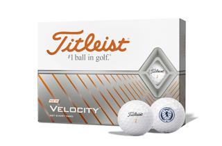 Titleist Velocity Scotland Golf Balls with Logo