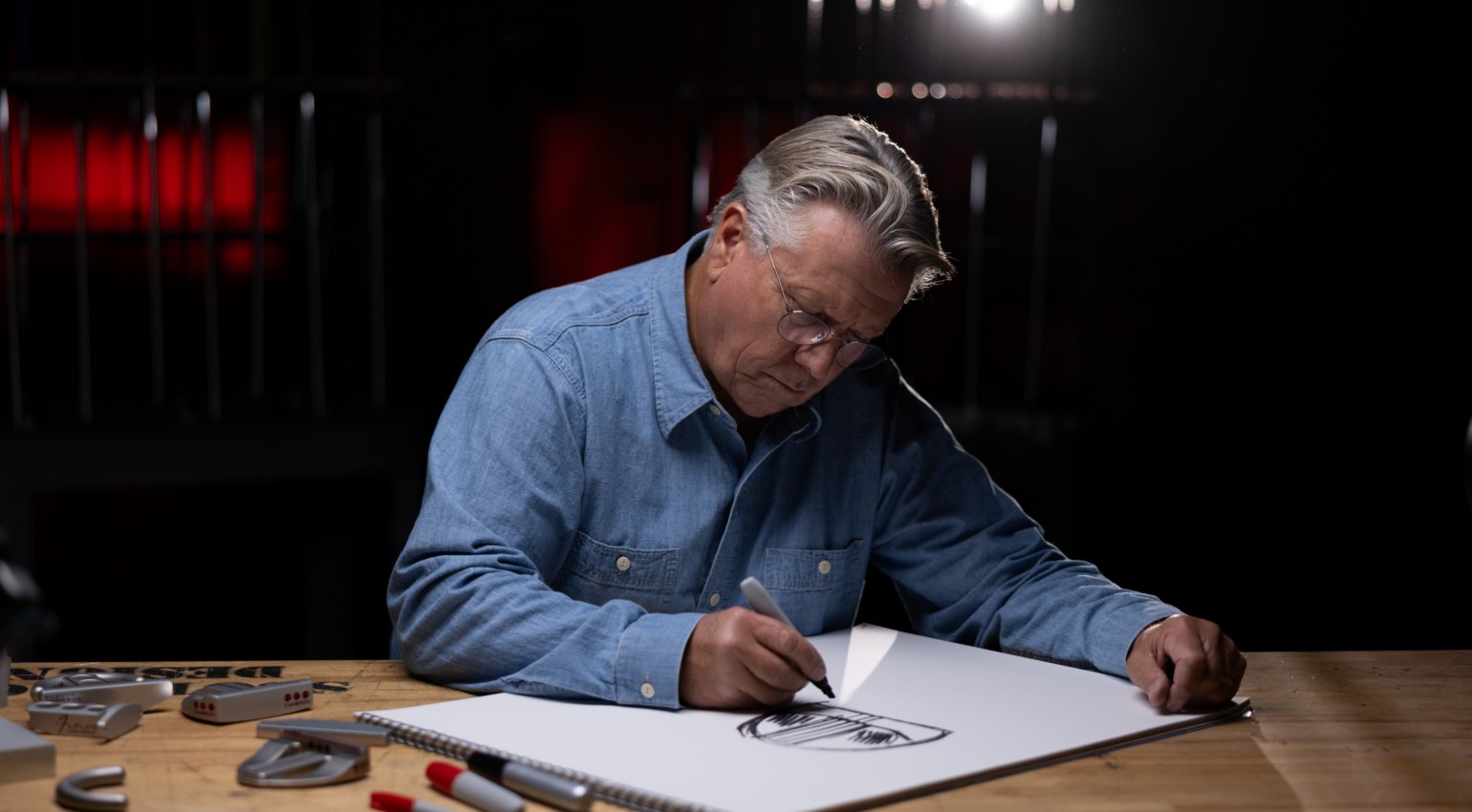 Scotty Cameron at table