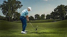 Jordan Spieth Hitting The Titleist T100 Golf Club Iron