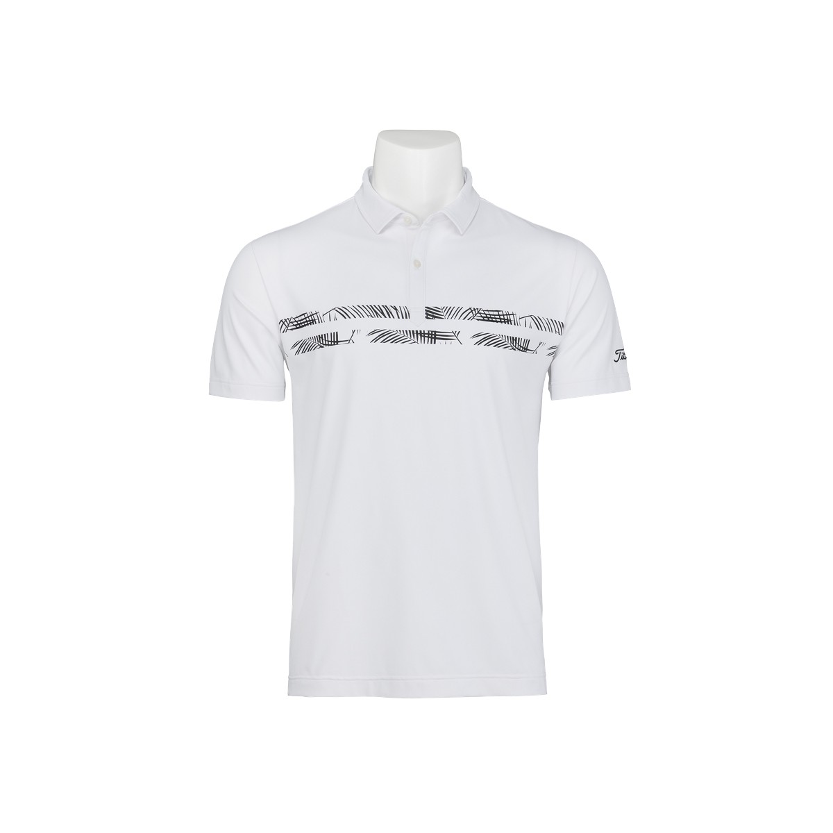 ベア天竺リーフプリントシャツ