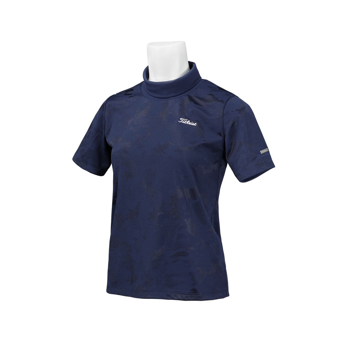 ウィメンズ カモフラージュジャカードハイネックシャツ