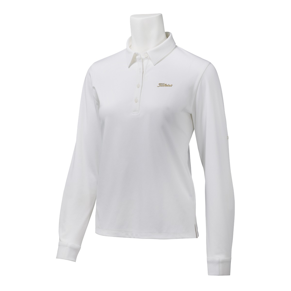 ウィメンズ トリアセ混ロールアップ長袖シャツ