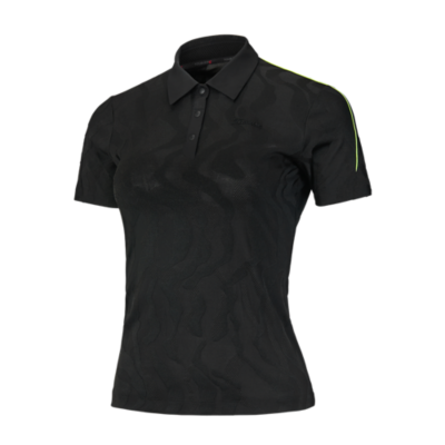Women's Mesh Jacquard Polo Shirt