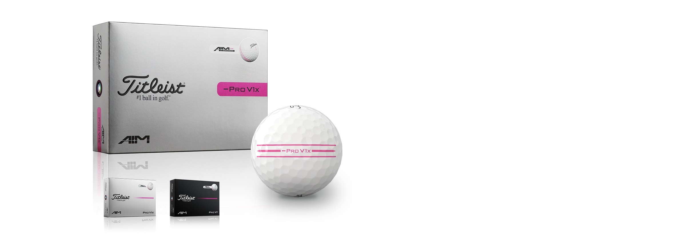 PRO V1 FAMILY AIM ENHANCED PINK