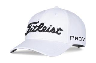 White and Navy Titleist Tour Performance Hat