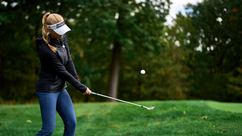 Jessica Korda wedge shot.