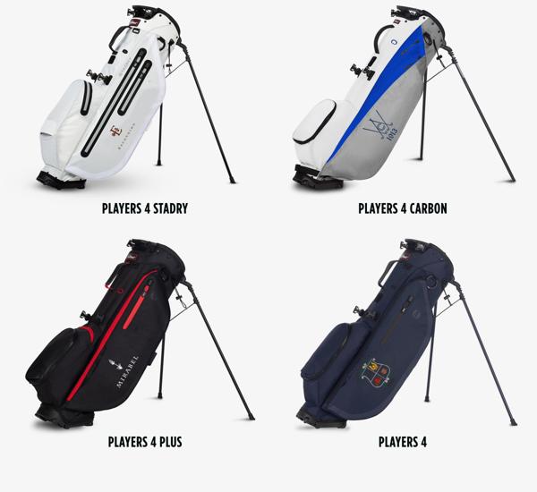 Location Options for Titleist Players Collection Custom Golf Bags