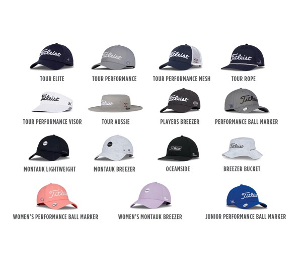 Titleist Golf Headwear Custom Options