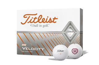 Titleist Velocity Heart of Midlothian FC Golf Balls with Logo