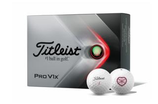 Titleist Pro V1<span>x</span> Heart of Midlothian FC logo Golf ball