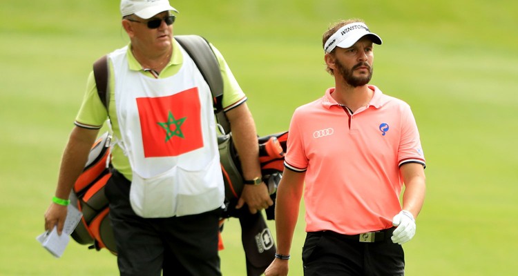 Caddy for Joost Luiten at The BMW PGA Championship Pro-Am